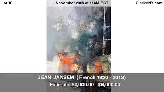 JEAN  JANSEM  ( French 1920 - 2013)