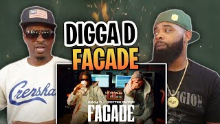 AMERICAN RAPPER REACTS TO -Digga D ft. @PotterPayperTV - Facade (Official Video)