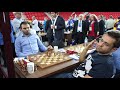 Final moments of Mamedyarov against Aronian at the Batumi Olympiad 2018