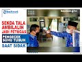 Sekda Tala Ambilalih Jadi Petugas Pengecek Suhu Tubuh Saat Sidak