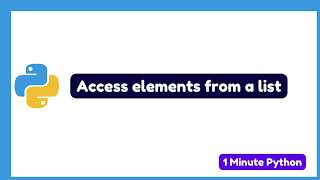 How to Access Elements from a List in Python