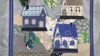 Домики из ткани.Аппликация из ткани. Пэчворк. Квилтинг.Quilting. Fabric houses. Patchwork🏠✂️🏡