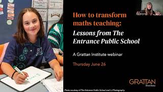How to transform maths teaching: Lessons from The Entrance - Webinar