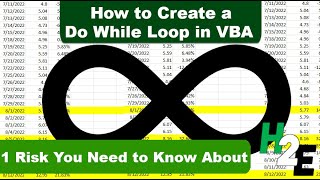 How to Create Do While Loops in Excel Using VBA