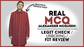 LEGIT McQ (Alexander McQueen) Coat | How to tell + unboxing \u0026 fit review!