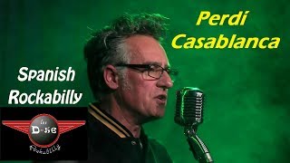 Juanma Despiadado Los D 56 Spanish Rockabilly en el plató Perdí Casablanca