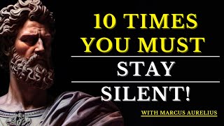 Always Be Silent In 10 Situation | Marcus Aurelius Stoicism
