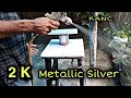 Spray Painting Metallic -2 K Metallic Silver on Multi Wood/Spray Painting Malayalam