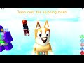 never touch this button with bluey and bingo in roblox