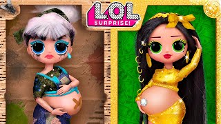 Rich vs Broke Pregnant Doll / 10 LOL Surprise Ideas