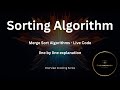 Merge Sort Algorithm code in Hindi | Merge Sort in java