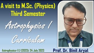 [AstroI-L1]: Overview of Curriculum \u0026 Delighted History (Prof. B. Aryal, IoST, TU / 24 July 2080)