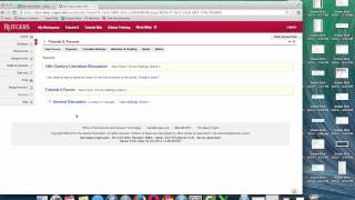 Sakai Tutorial: How to Set Up Groups in Forums