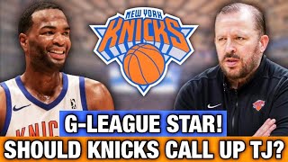 Should The NY Knicks Call Up TJ Warren After G-League Dominance? | New York Knicks News \u0026 Rumors