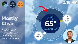 Big Sky Weather vs Alexa's Default Weather