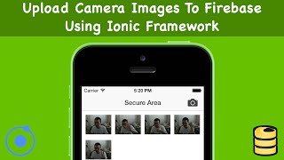 Upload Camera Images To Firebase Using Ionic Framework