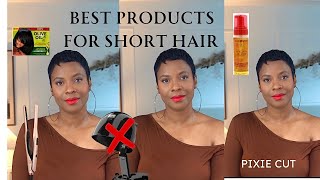 MUST HAVES PIXIE CUT ESSENTIALS FOR BIGNNERS/ ❌NO HOODED HAIR DRYER METHOD