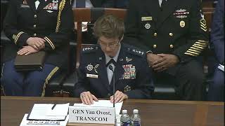 Gen. Van Ovost delivers command posture statement to House Armed Services Committee Subcommittees