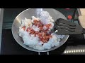 リアルおままごと　ふわとろオムライス　fake cooking