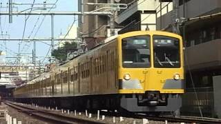 西武新宿線N101系303F+295F準急　下落合～中井間