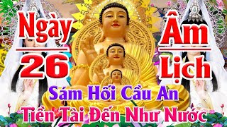 Trưa 24 Âm Nghe Tụng Kinh Sám Hối Cầu An,6 Phút Phật Hiển Linh Cầu Gì Có Nấy Tiền Tài Ào Ào Đến !