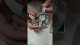 Olivia burton watch || Glitter Dial Qtz Basic White Glitter Round Dial OB16GD47 #unboxing