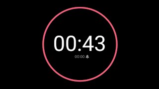 43 Second Countdown Timer / iPhone Timer Style