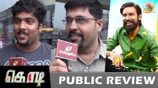 Kodi Public Review | Dhanush, Trisha, Anupama Parameshwaran| Tamil Movie Reaction & Response