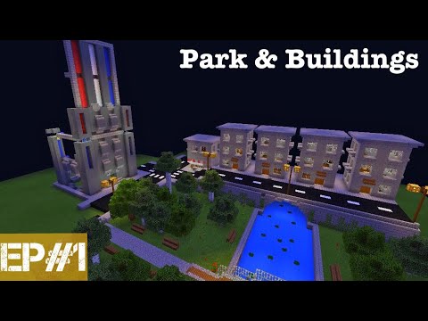 MCPE | How to build a city | #1 | Park and Buildings MCPE | How to build a city | #1 | Park and Buildings