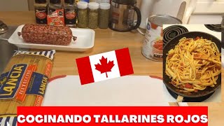 COCINANDO TALLARINES ROJOS+ ACOMODAMOS EL CLOSET 🇨🇦I Elizabeth y Peter 2023