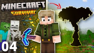 Insane XP & My First CUSTOM TREE! | Let's Play Minecraft: Episode 4