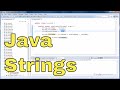 Java Tutorial - 08 - Combining Strings (Concatenation)