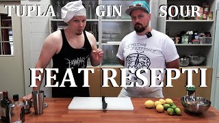 Mitä himskuttia tänään juotaisiin? - Tupla kossu GIN sour, feat- Resepti