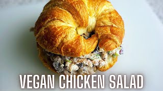 VEGAN CHICKEN SALAD | It's a chicken salad 🤭 | Easy vegan recipes | Katie Makes It Vegan