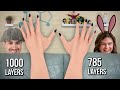 I Tried the 1,000 Layer Nail Polish Challenge  Style Theory