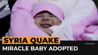Baby born amid Syria quake adopted by aunt and uncle | Al Jazeera Newsfeed