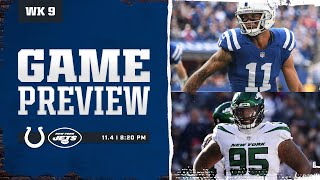 Thursday Night Football in Indianapolis | Week 9 Game Preview: Colts vs. Jets