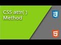 CSS attr( )  method