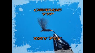 Orange tip dry fly Sztuczne muchy