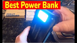 Cell Phone Power Bank 2021, Best charger for the money and SOLAR POWERED!!
