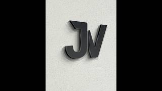 Coreldraw Tutorial - Letter J + V Logo Design in Coreldraw