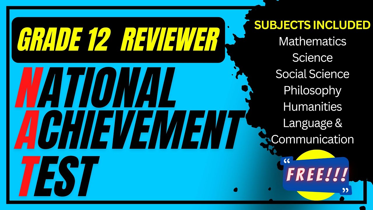 National Achievement Test Grade 10 Reviewer In English Free Math