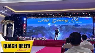 HÀ GIANG ƠI - QUÁCH BEEM hát live quá tuyệt vời tại buổi Tọa đàm Ngày hội truyền thông Hà Giang 2023