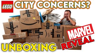 LEGO City Concerns? Marvel Reveal! YOU SPOILED OUR KIDS UNBOXING