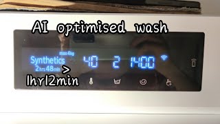 Samsung Bespoke AI WW11BB704DGW - Synthetics 40° AI optimised wash - Full Cycle