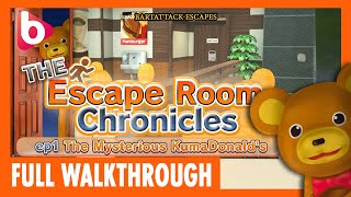 THE ESCAPE ROOM CHRONICLES EP. 1 | The Mysterious KumaDonald's | Full Walkthrough