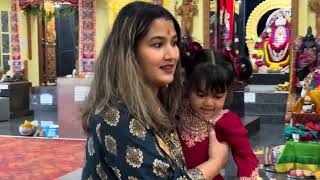 Family visited Hindu Temple of Atlanta