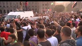 Funeral of protester in Cairo