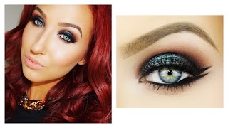 Emerald Smokey Eye & Double Wing Liner | Makeup Tutorial | Jaclyn Hill