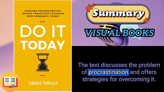 Do It Today (summary ): Overcome Procrastination | Book by Darius Foroux